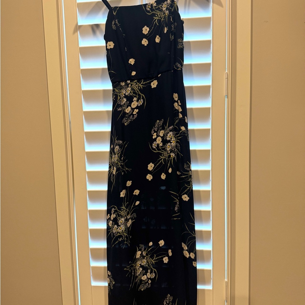 Floral Navy Maxi Dress